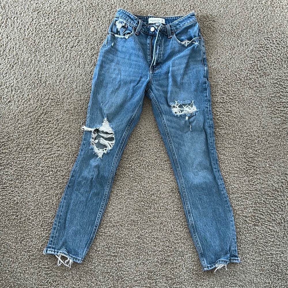 Abercrombie Curve Love Mom Jeans